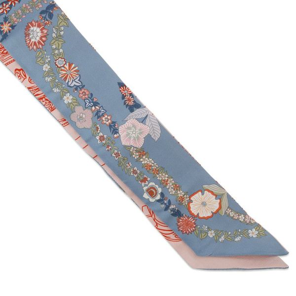 エルメス ツイリー ブリッド・ドゥ・ガラ・アン・フルール&アイライナー Brides de Gala en fleurs HERMES シルク 2025年春夏