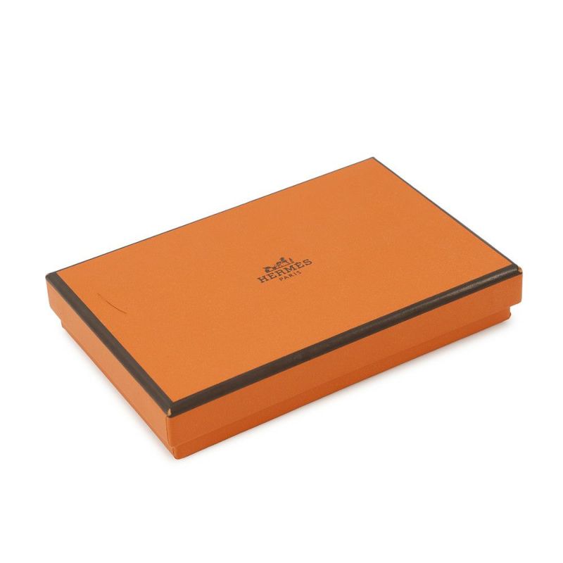 エルメス コインケース カルヴィ デュオ ヴェールフィズ/シルバー金具 エプソン W刻印 財布