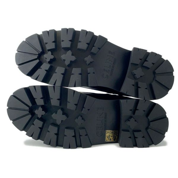 セリーヌ ブーツ トリオンフレンジャー ミッドレースアップブーツ レディースサイズ36 357583579C CELINE 靴 黒