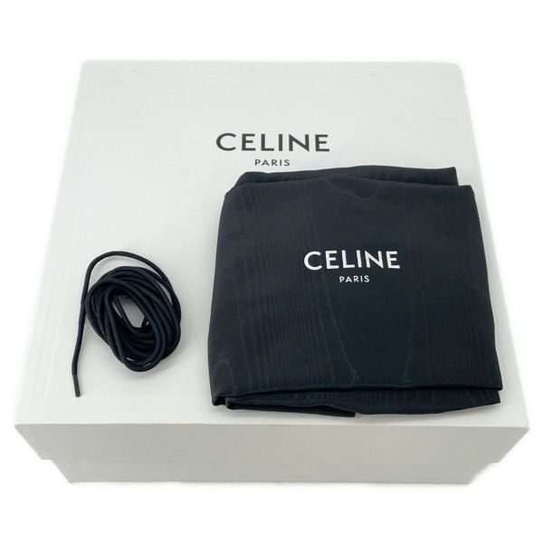 セリーヌ ブーツ トリオンフレンジャー ミッドレースアップブーツ レディースサイズ36 357583579C CELINE 靴 黒