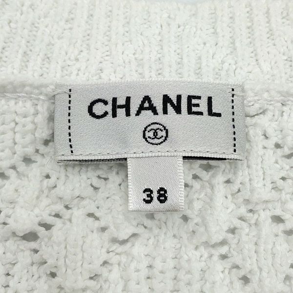 シャネル カーディガン ココマーク コットン レディースサイズ38 P79194 CHANEL 白