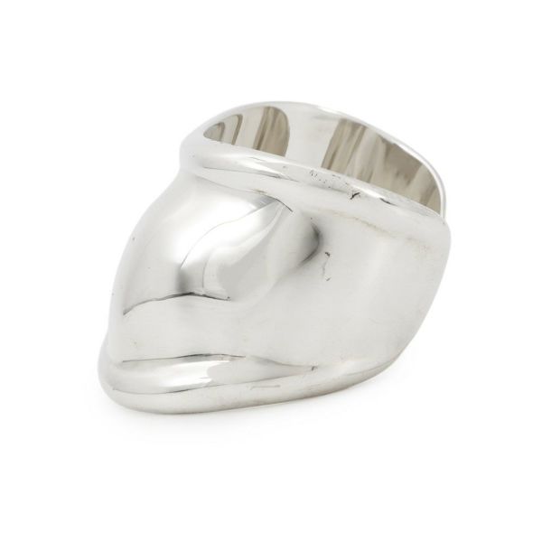 ティファニー ブレスレット エルサ・ペレッティ スモールボーン カフ ミディアム SV925シルバー 左手用 Tiffany&Co. アクセサリー