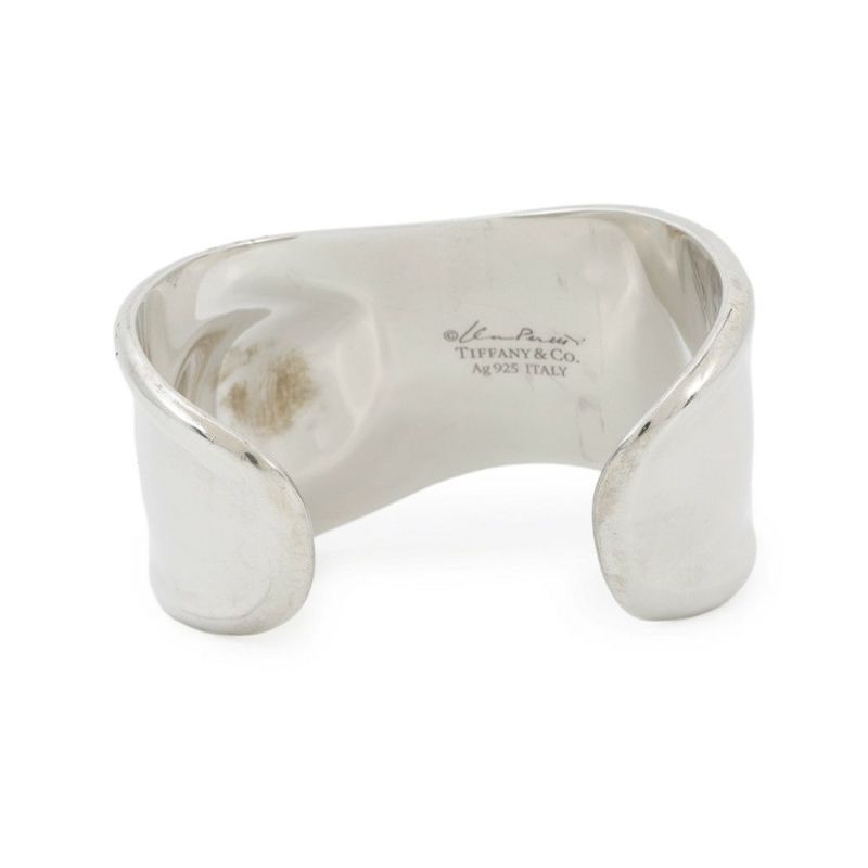 ティファニー ブレスレット エルサ・ペレッティ スモールボーン カフ ミディアム SV925シルバー 左手用 Tiffany&Co. アクセサリー