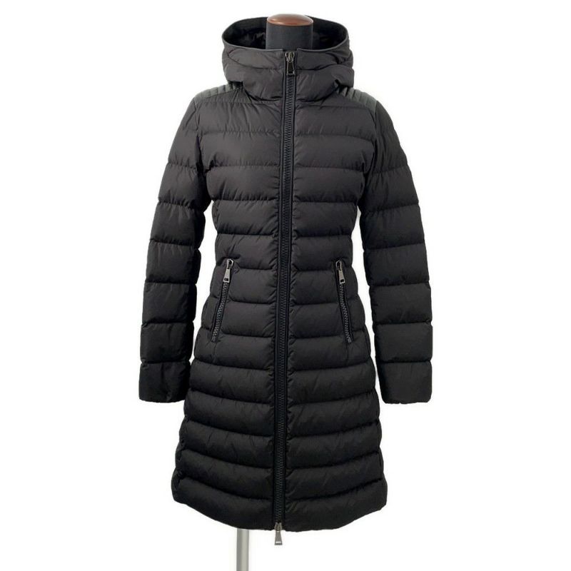 モンクレール ロングダウンジャケット TALEV タレヴ レディースサイズ0 E20934937085 MONCLER 黒
