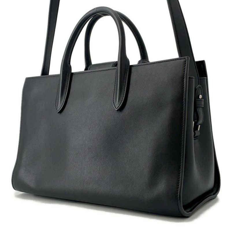 サンローランパリ ハンドバッグ ジェーン レザー 504924 SAINT LAURENT PARIS 2way 黒