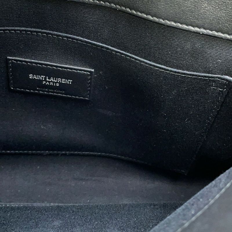 サンローランパリ ハンドバッグ ジェーン レザー 504924 SAINT LAURENT PARIS 2way 黒