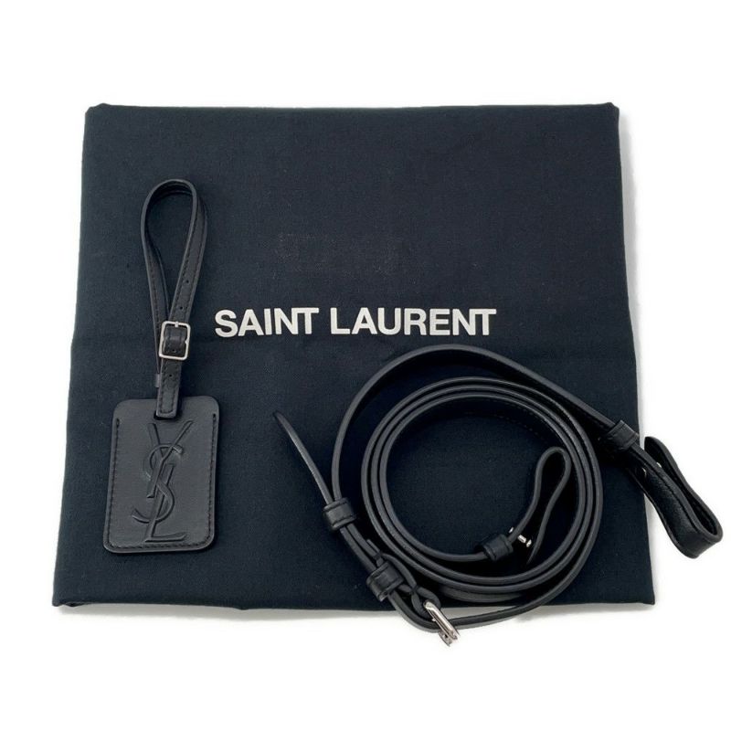 サンローランパリ ハンドバッグ ジェーン レザー 504924 SAINT LAURENT PARIS 2way 黒