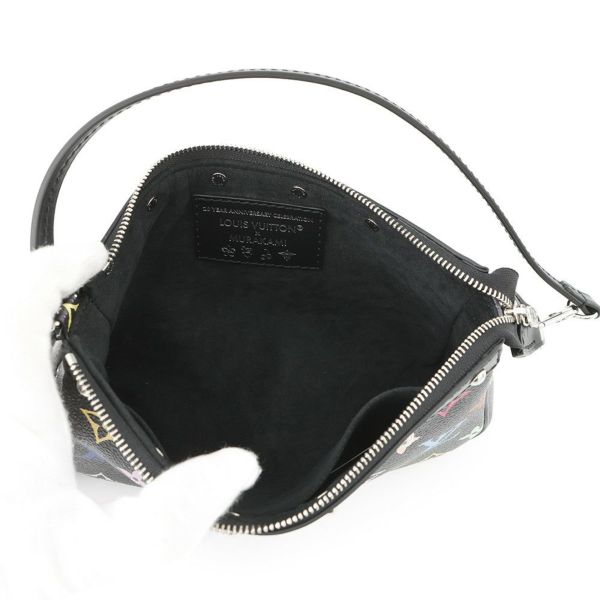 ルイヴィトン ハンドバッグ モノグラム・マルチカラー LV x TM ポシェット・アクセソワール M13663 黒