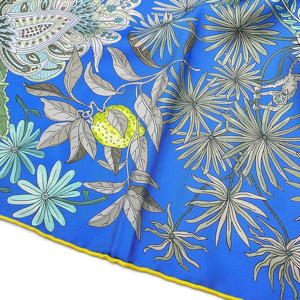 エルメス スカーフ カレ ドサール Wフェイス 画家たちの庭  Le Jardin de Peintres シルク HERMES ポンチョ