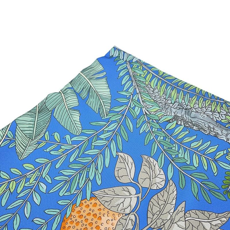 エルメス スカーフ カレ ドサール Wフェイス 画家たちの庭  Le Jardin de Peintres シルク HERMES ポンチョ