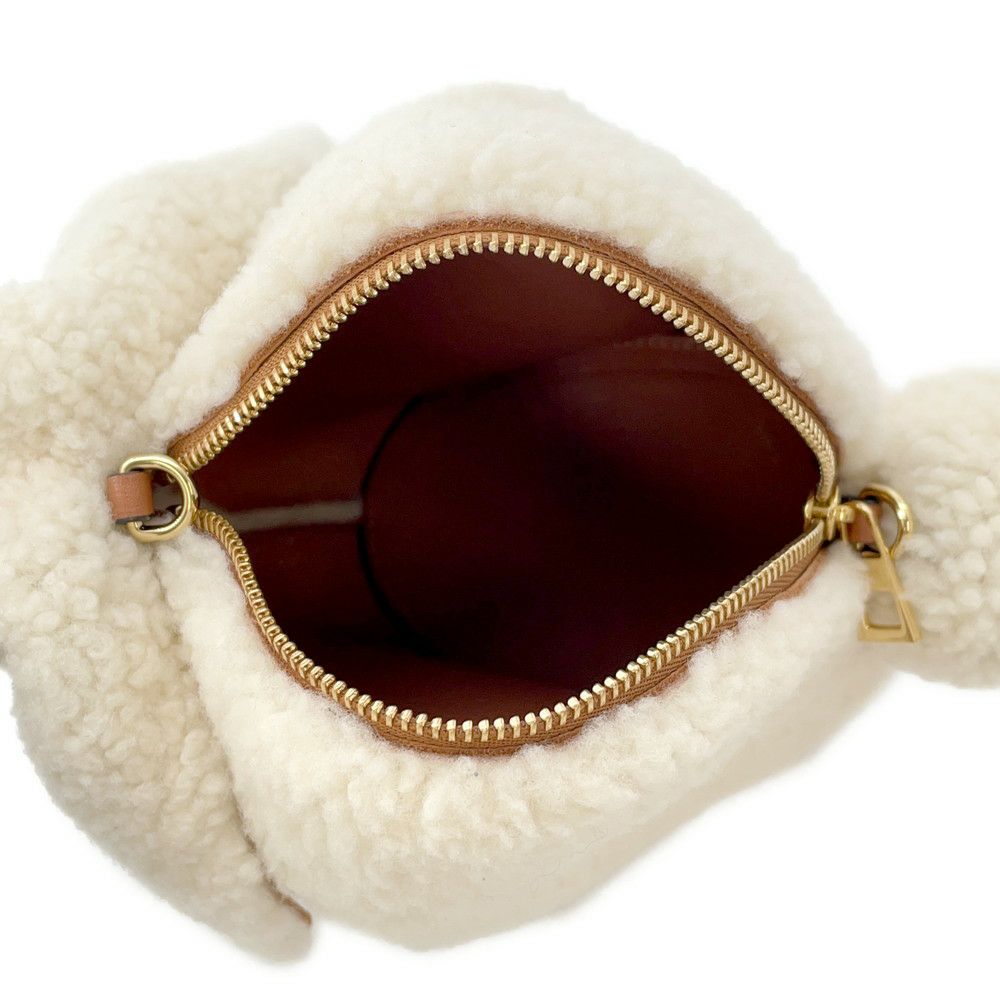 ロエベ ショルダーバッグ バニーバッグ ミニ アニマル シアリング 121.67.T35 LOEWE ウサギ