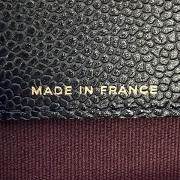 シャネル カードケース マトラッセ クラシックカードケース ココマーク キャビアスキン AP0214 CHANEL 名刺入れ 黒