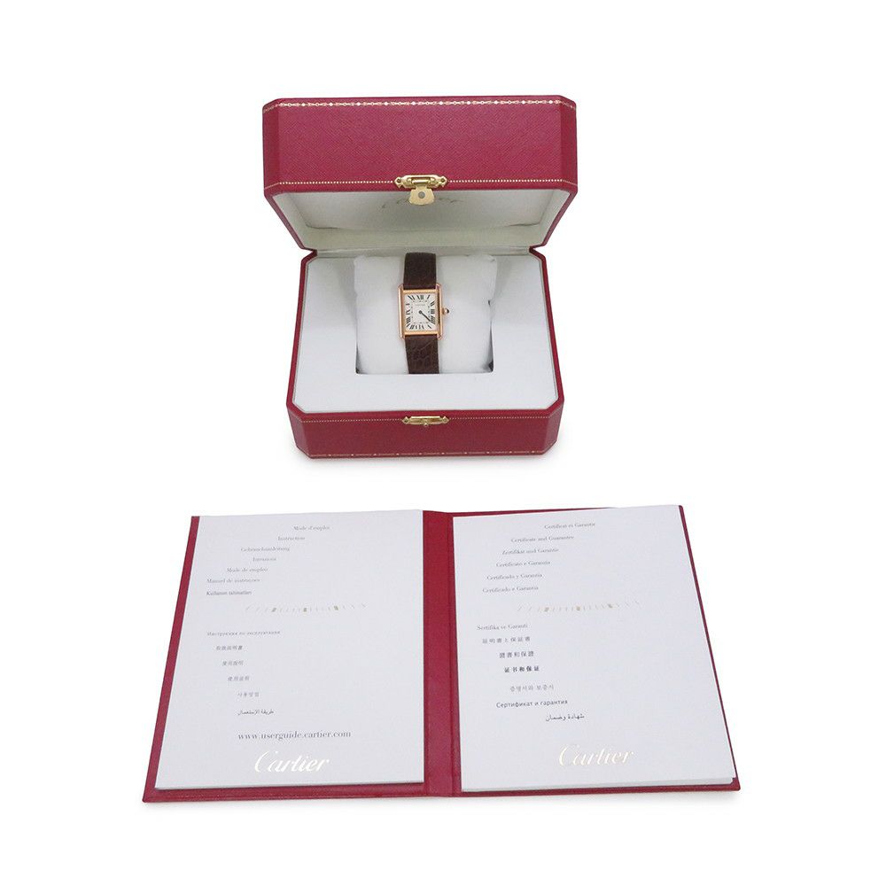 カルティエ タンク ソロ SM W5200024 Cartier 腕時計 シルバー文字盤 クォーツ