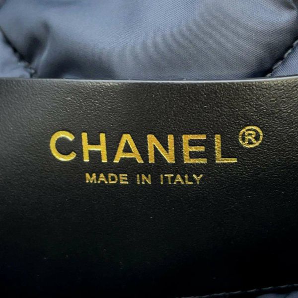 シャネル ハンドバッグ ラージ ボーリングバッグ ナイロン AS4696 CHANEL 2wayショルダーバッグ 黒 白