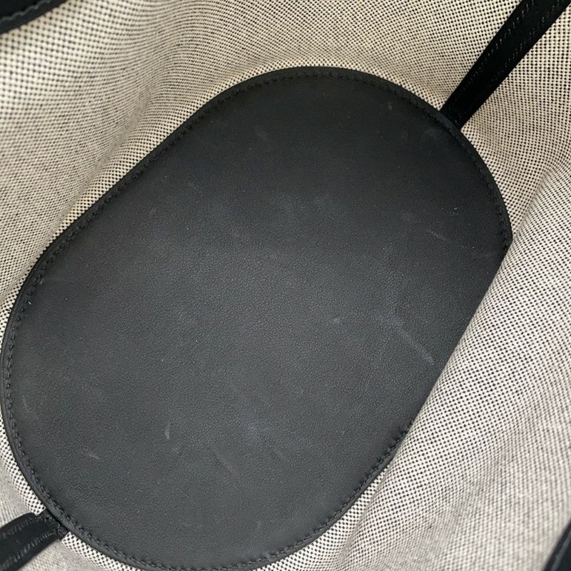 エルメス トートバッグ インザループ 23 エクリュ/ブラック/シルバー金具 トワルアッシュ/スイフト K刻印 黒