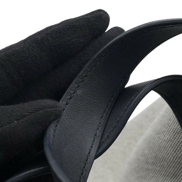 エルメス トートバッグ インザループ 23 エクリュ/ブラック/シルバー金具 トワルアッシュ/スイフト K刻印 黒