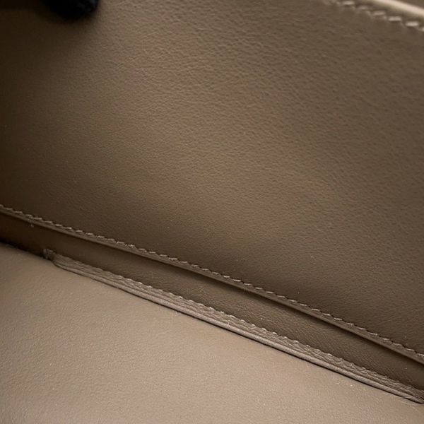 エルメス ショルダーバッグ ゲタ エトゥープ/ゴールド金具 シェブルミゾル B刻印 HERMES バッグ