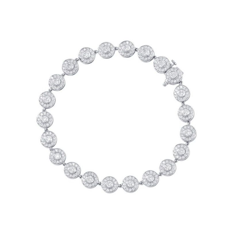 ティファニー ブレスレット サークレット ダイヤモンド Pt950プラチナ Tiffany&Co. ジュエリー