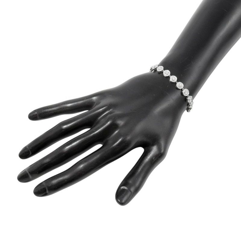 ティファニー ブレスレット サークレット ダイヤモンド Pt950プラチナ Tiffany&Co. ジュエリー