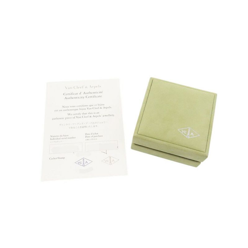 ヴァンクリ ネックレス マジック アルハンブラ ロングネックレス 1モチーフ マザーオブパール K18YGイエローゴールド VCARO49L00