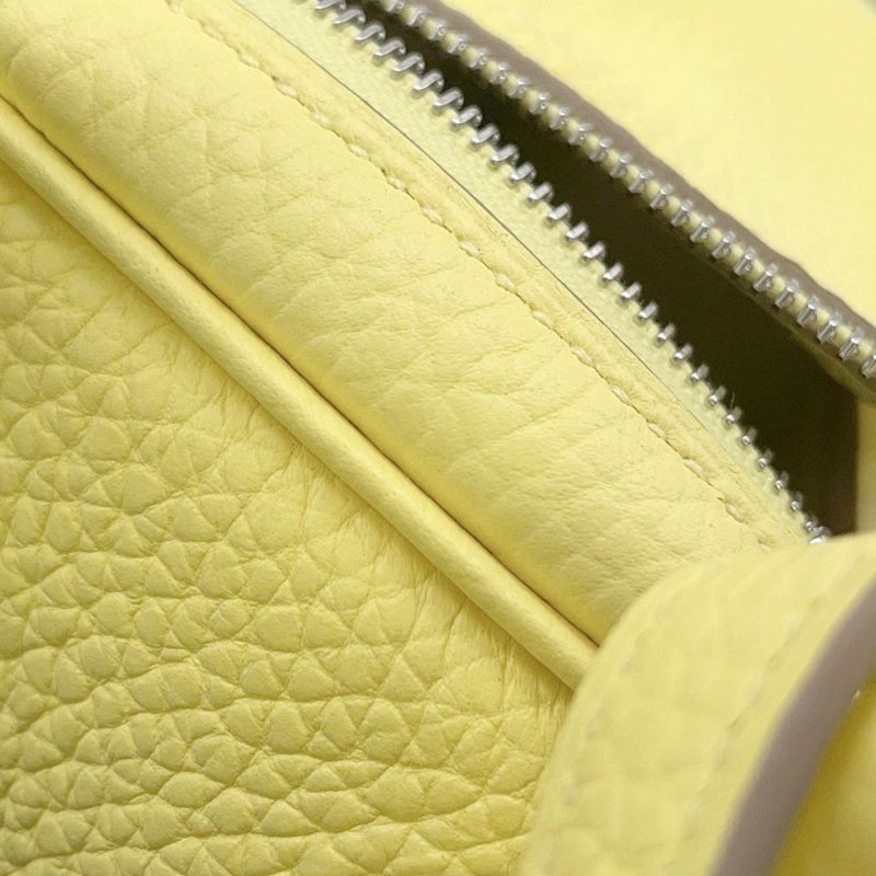 エルメス リンディ ミニ リモンチェッロ/シルバー金具 トリヨンクレマンス B刻印 2wayショルダー