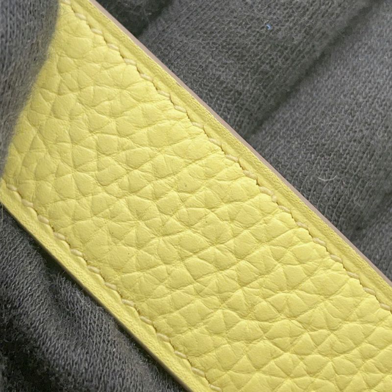 エルメス リンディ ミニ リモンチェッロ/シルバー金具 トリヨンクレマンス B刻印 2wayショルダー