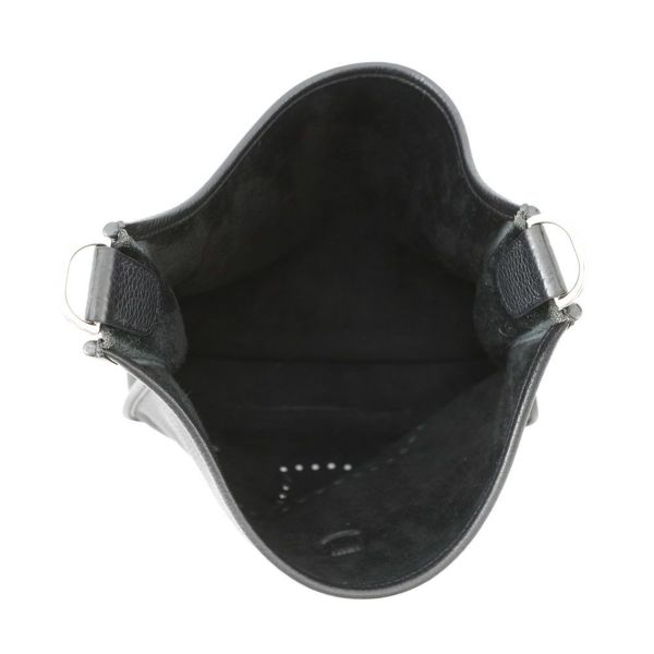 エルメス ショルダーバッグ エブリン3 PM ブラック/シルバー金具 トリヨンクレマンス C刻印 黒