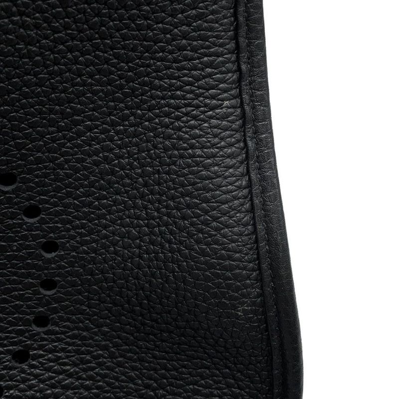 エルメス ショルダーバッグ エブリン3 PM ブラック/シルバー金具 トリヨンクレマンス C刻印 黒