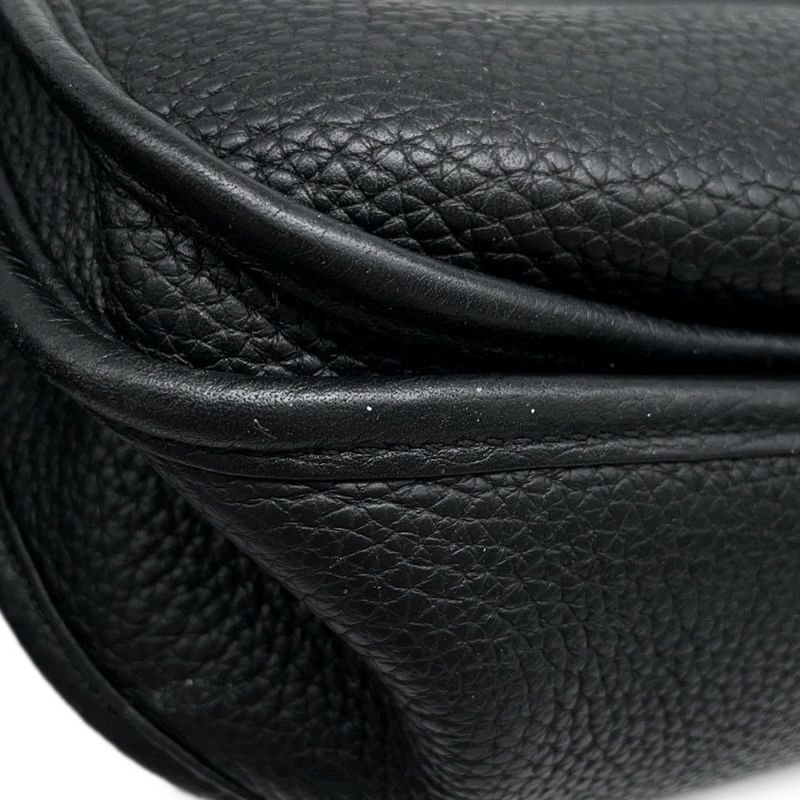 エルメス ショルダーバッグ エブリン3 PM ブラック/シルバー金具 トリヨンクレマンス C刻印 黒