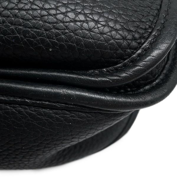 エルメス ショルダーバッグ エブリン3 PM ブラック/シルバー金具 トリヨンクレマンス C刻印 黒