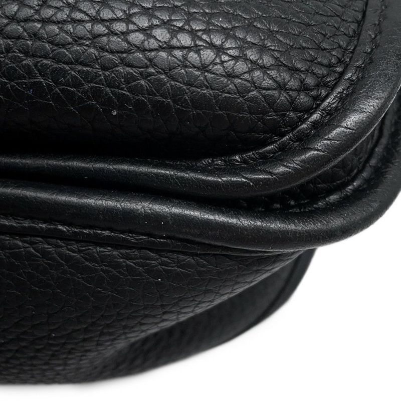 エルメス ショルダーバッグ エブリン3 PM ブラック/シルバー金具 トリヨンクレマンス C刻印 黒