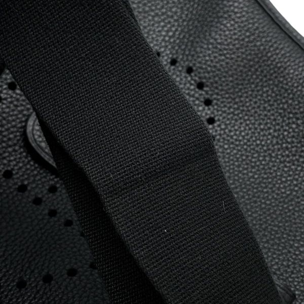 エルメス ショルダーバッグ エブリン3 PM ブラック/シルバー金具 トリヨンクレマンス C刻印 黒