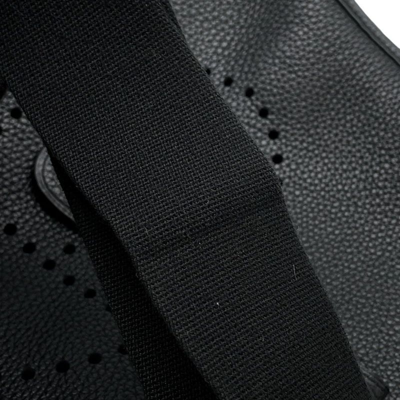 エルメス ショルダーバッグ エブリン3 PM ブラック/シルバー金具 トリヨンクレマンス C刻印 黒