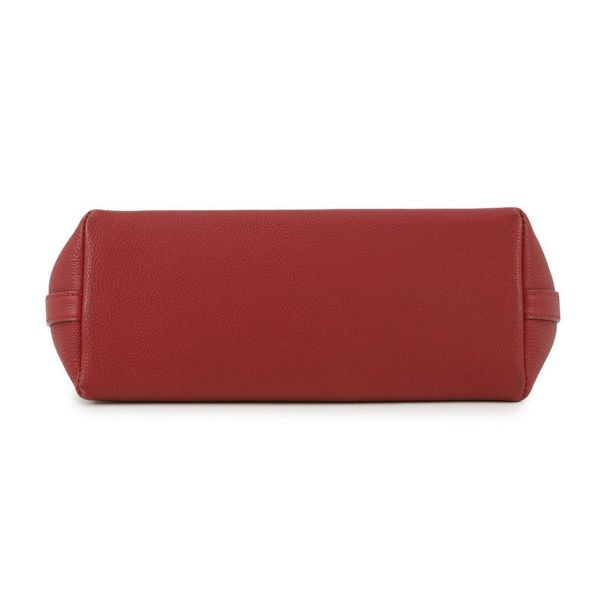 エルメス ショルダーバッグ ベルランゴPM ルージュヴィフ/シルバー金具 トゴ □C刻印