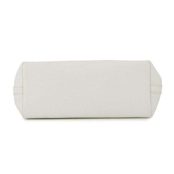 エルメス ショルダーバッグ ベルランゴPM ホワイト/シルバー金具 エプソン □B刻印 HERMES 白