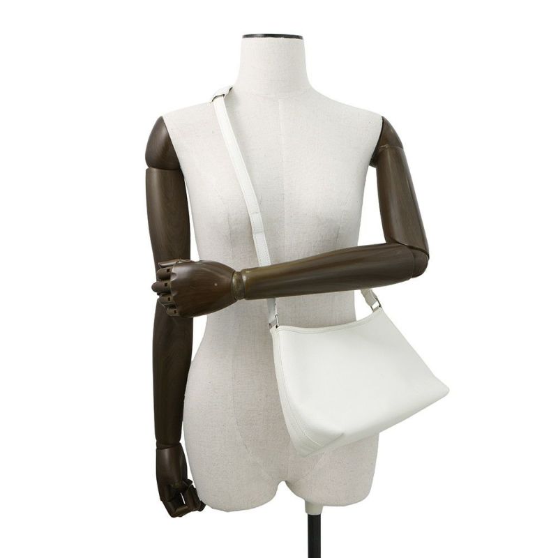 エルメス ショルダーバッグ ベルランゴPM ホワイト/シルバー金具 エプソン □B刻印 HERMES 白