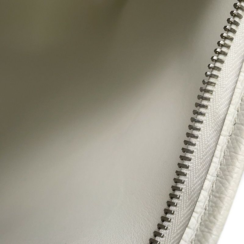 エルメス ショルダーバッグ ベルランゴPM ホワイト/シルバー金具 エプソン □B刻印 HERMES 白