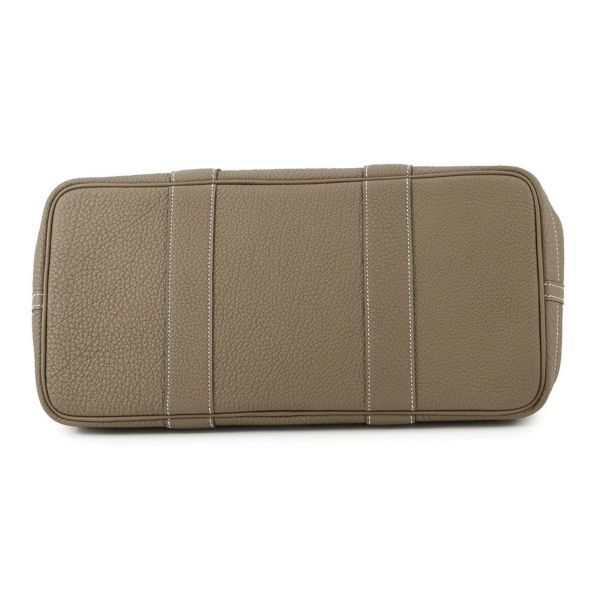 エルメス トートバッグ ガーデンパーティPM エトゥープ/シルバー金具 ネゴンダ W刻印
