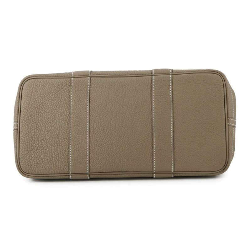 エルメス トートバッグ ガーデンパーティPM エトゥープ/シルバー金具 ネゴンダ W刻印