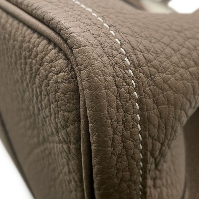 エルメス トートバッグ ガーデンパーティPM エトゥープ/シルバー金具 ネゴンダ W刻印