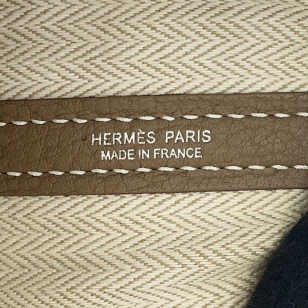 エルメス トートバッグ ガーデンパーティPM エトゥープ/シルバー金具 ネゴンダ W刻印