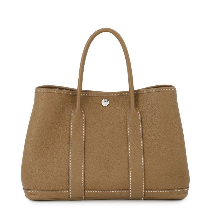 エルメス トートバッグ ガーデンパーティTPM ゴールド/シルバー金具 ネゴンダ W刻印