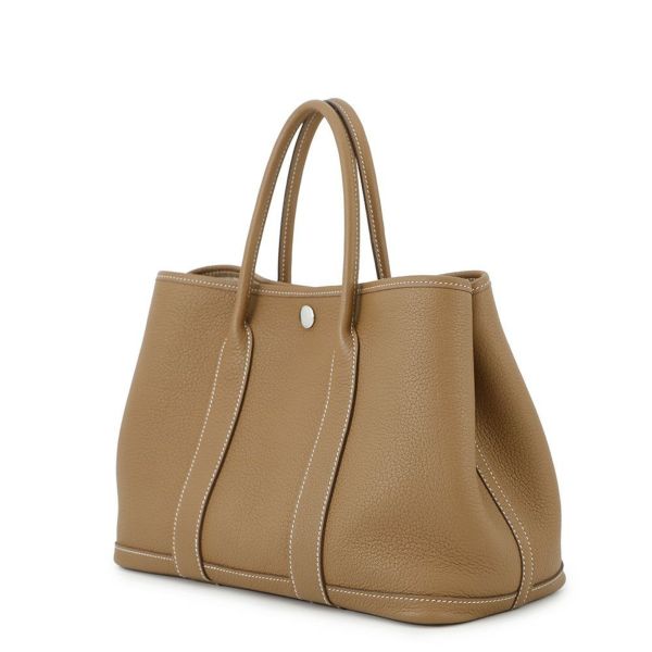 エルメス トートバッグ ガーデンパーティTPM ゴールド/シルバー金具 ネゴンダ W刻印