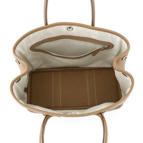 エルメス トートバッグ ガーデンパーティTPM ゴールド/シルバー金具 ネゴンダ W刻印