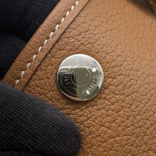 エルメス トートバッグ ガーデンパーティTPM ゴールド/シルバー金具 ネゴンダ W刻印