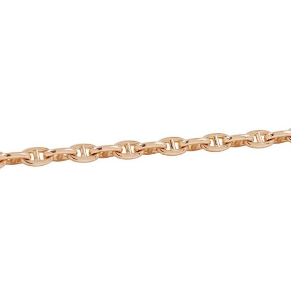 エルメス ネックレス シェーヌダンクルTPM 62コマ K18PGピンクゴールド HERMES ジュエリー