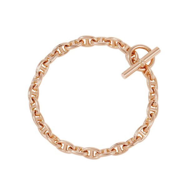 エルメス ブレスレット シェーヌダンクルTPM 26コマ K18PGピンクゴールド HERMES ジュエリー
