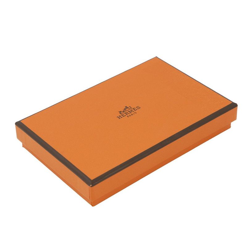 エルメス コインケース カルヴィ デュオ モカ/シルバー金具 エバーカラー B刻印 HERMES 財布