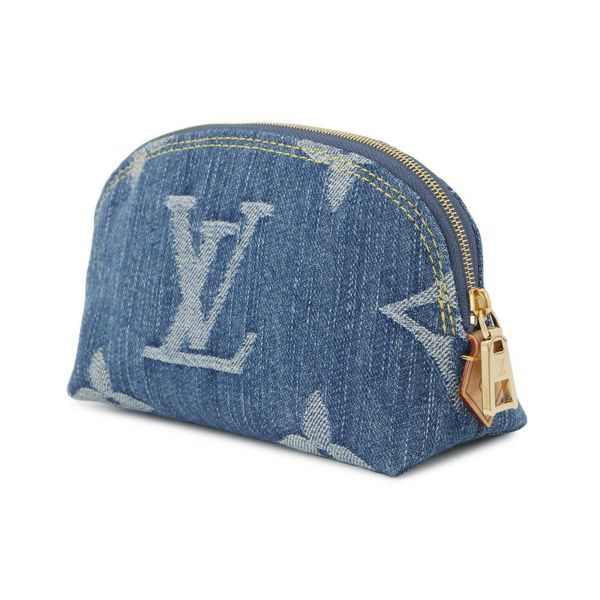 ルイヴィトン ポーチ モノグラム デニム  ポシェット・コスメティックPM M24316 LOUIS VUITTON 小物入れ