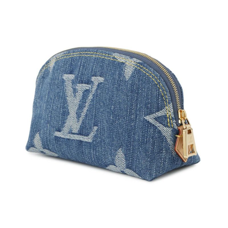 ルイヴィトン ポーチ モノグラム デニム  ポシェット・コスメティックPM M24316 LOUIS VUITTON 小物入れ